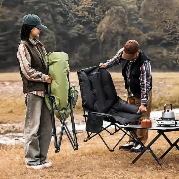 صندلی کمپینگ تاشو گرین لاین مدل Green Lion Travix Camping Chair — تصویر ۳
