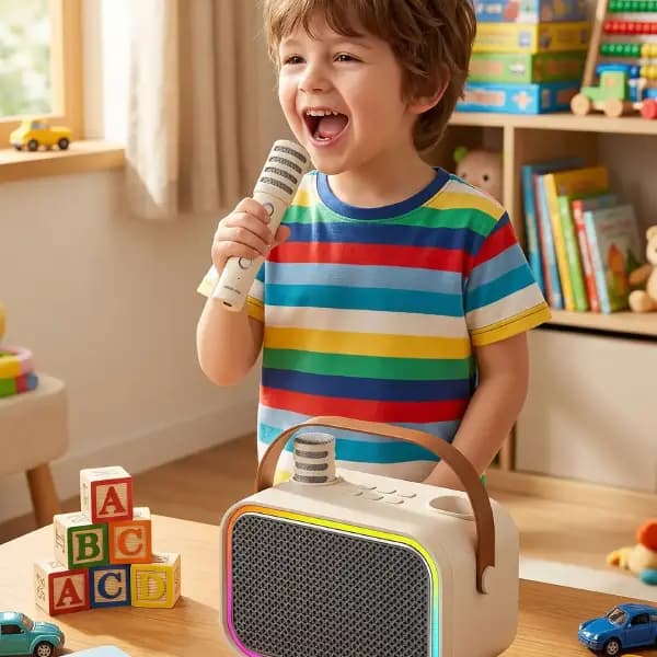 اسپیکر کارائوکه کودک گرین لاین مدل Green Lion Pico Kids Karaoke Speaker — تصویر ۲