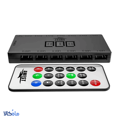 هاب فن و کنترلر نورپردازی اوست AWEST FAN HUB & ARGB CONTROLLER — تصویر ۲