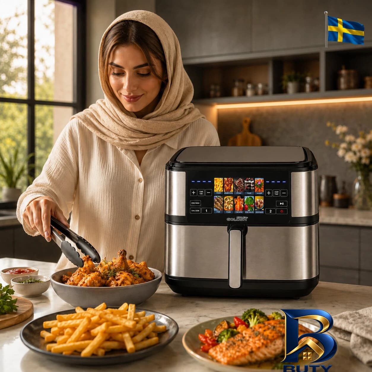 هواپز ۱۵ لیتر گلدن کیچن مدل دومخزنه GK۳۱۰-F اصل — تصویر ۸