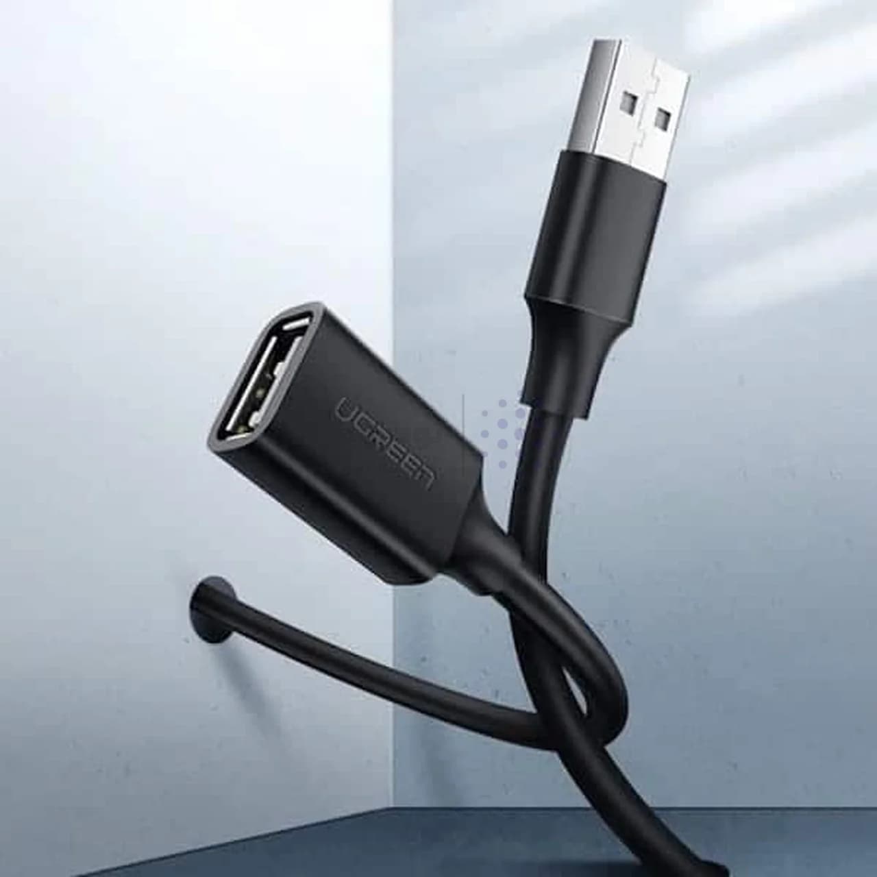کابل افزایش طول نیم متری UGREEN USB2.0 مدل US103 – مشکی(10313) — تصویر ۷