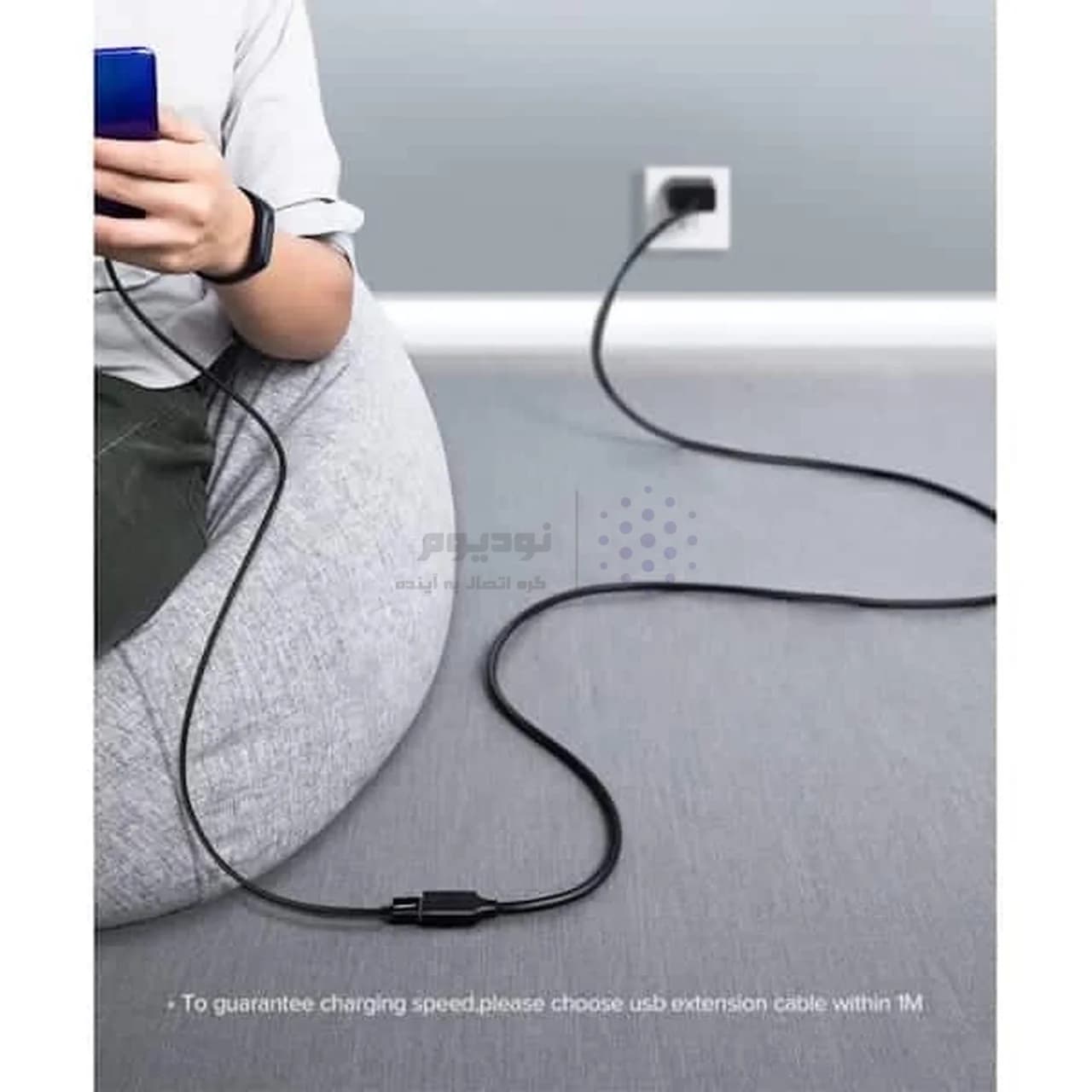 کابل افزایش طول نیم متری UGREEN USB2.0 مدل US103 – مشکی(10313) — تصویر ۶