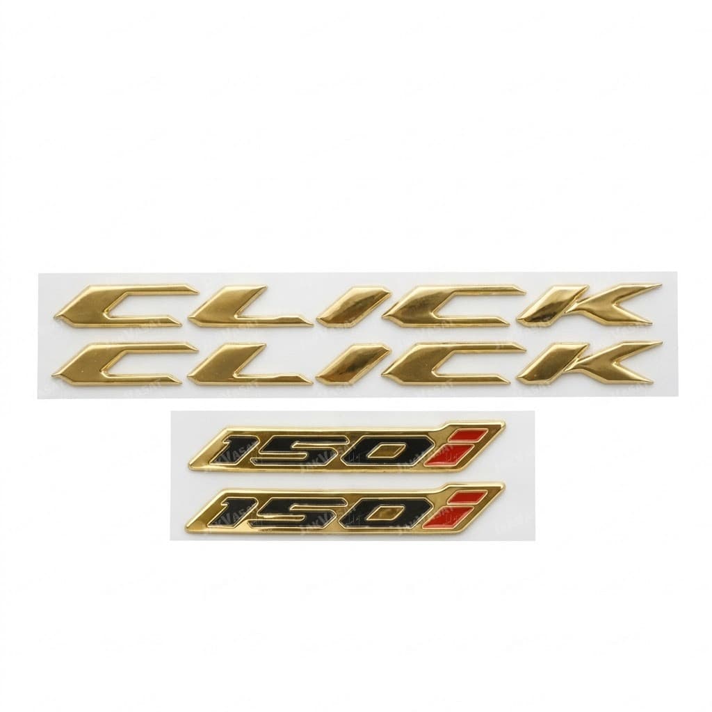 برچسب آرم ژله ای موتور Click150 برجسته فابریکی
