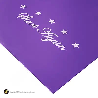 کش بدنسازی پیلاتس2 متری ELASTIC BAND | بنفش — تصویر ۲