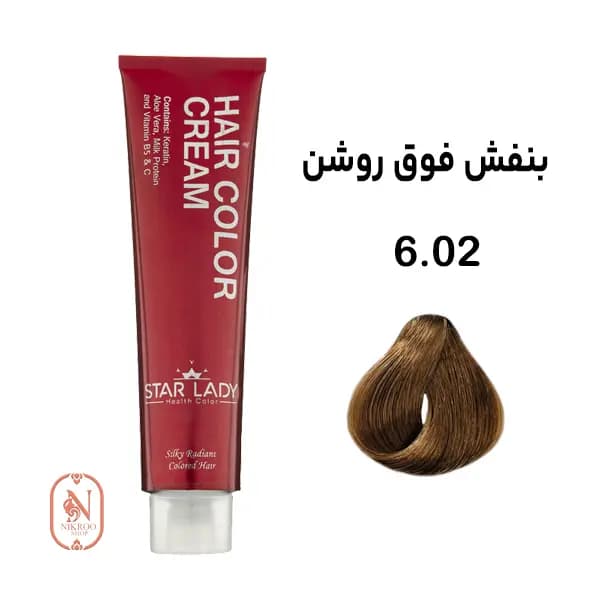 رنگ مو 6/02 STARLADY
