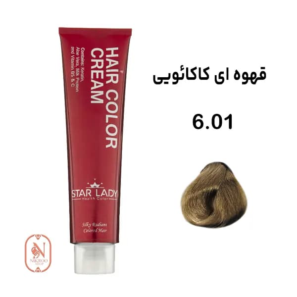رنگ مو 6/01 STARLADY