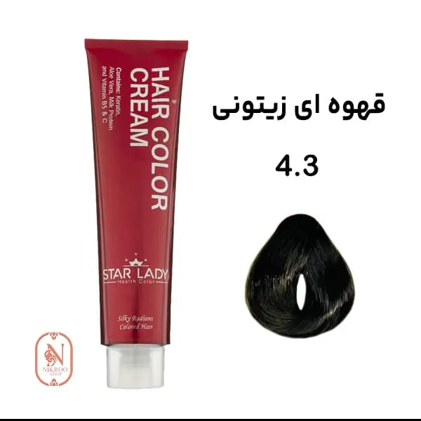 رنگ مو 4/3 STARLADY