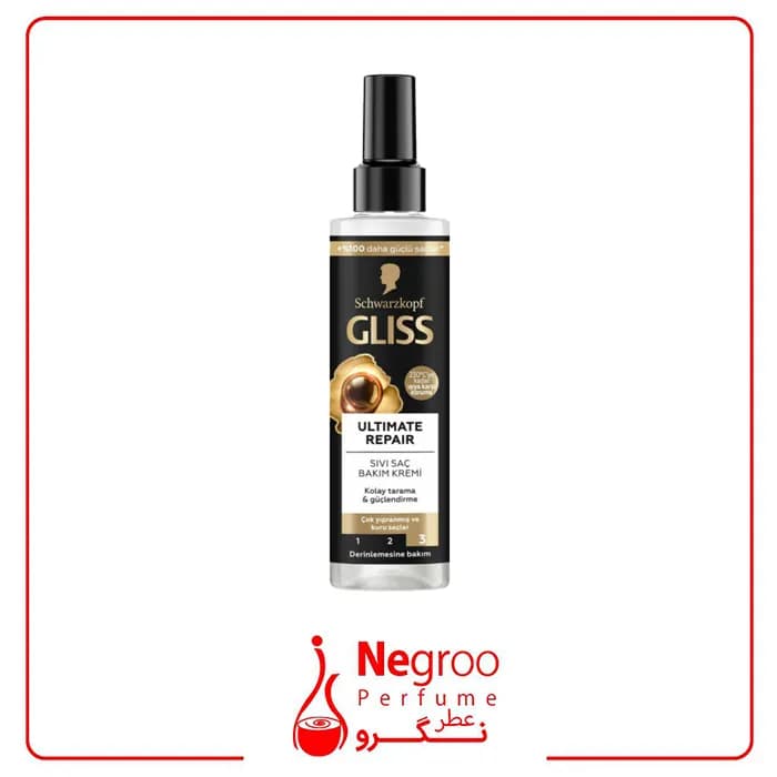 اسپری مو دو فاز گلیس مدل Ultimate Repair مناسب موهای آسیب دیده و خشک 200 میل/اورجینال — تصویر ۲