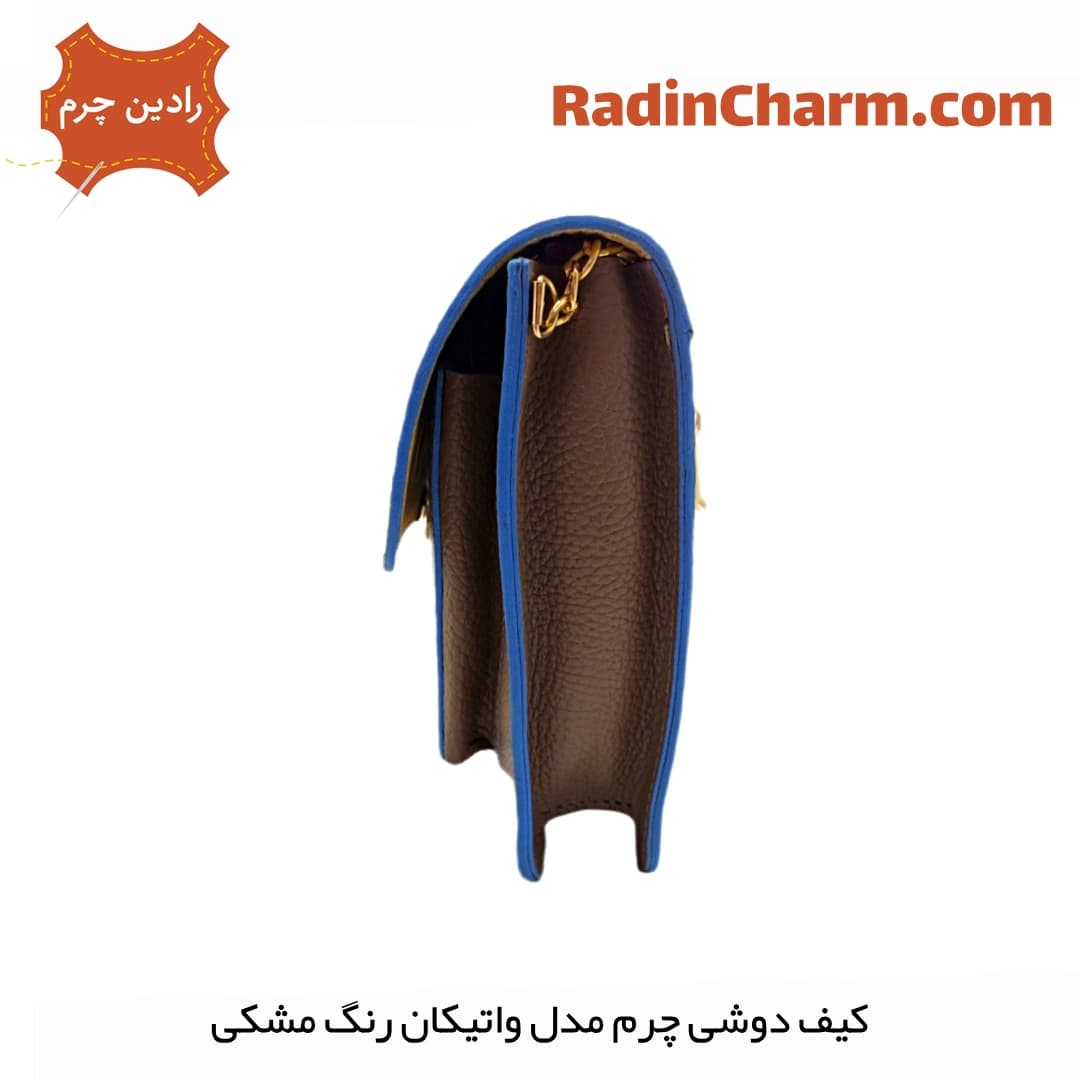 کیف دوشی چرم مدل واتیکان — تصویر ۳