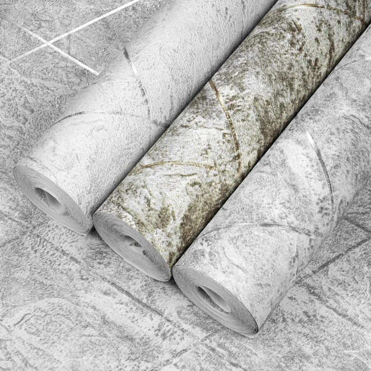 کاغذ دیواری اتم طرح هندسی کد 6118 — تصویر ۲