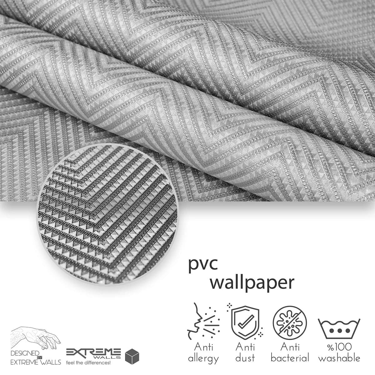 کاغذ دیواری اتم طرح هندسی کد 6044 — تصویر ۵