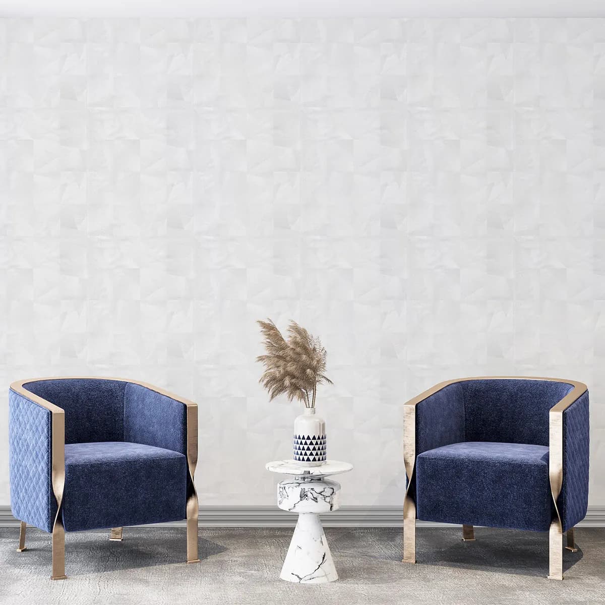 کاغذ دیواری اتم طرح هندسی کد 6040 — تصویر ۶