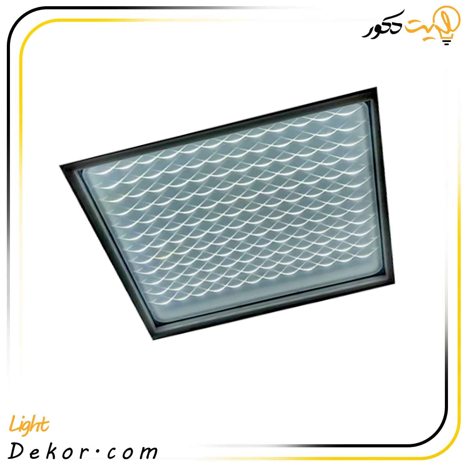 پنل (LED) ال ای دی 60 در 60 توکار 96 وات 3 بعدی (سری A) برند اپتونیکا