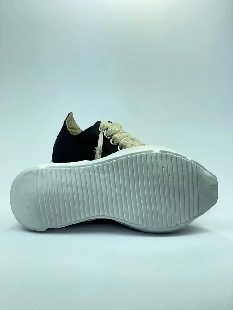 ونس ریک اونز RICK OWENS کد 3007 گلدوزی پارچه جودون مشکی گلدوزی کرم — تصویر ۸