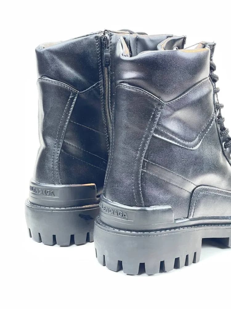 کد 2901 بوت بالنسیاگا BALENCIAGA چرم مشکی — تصویر ۴