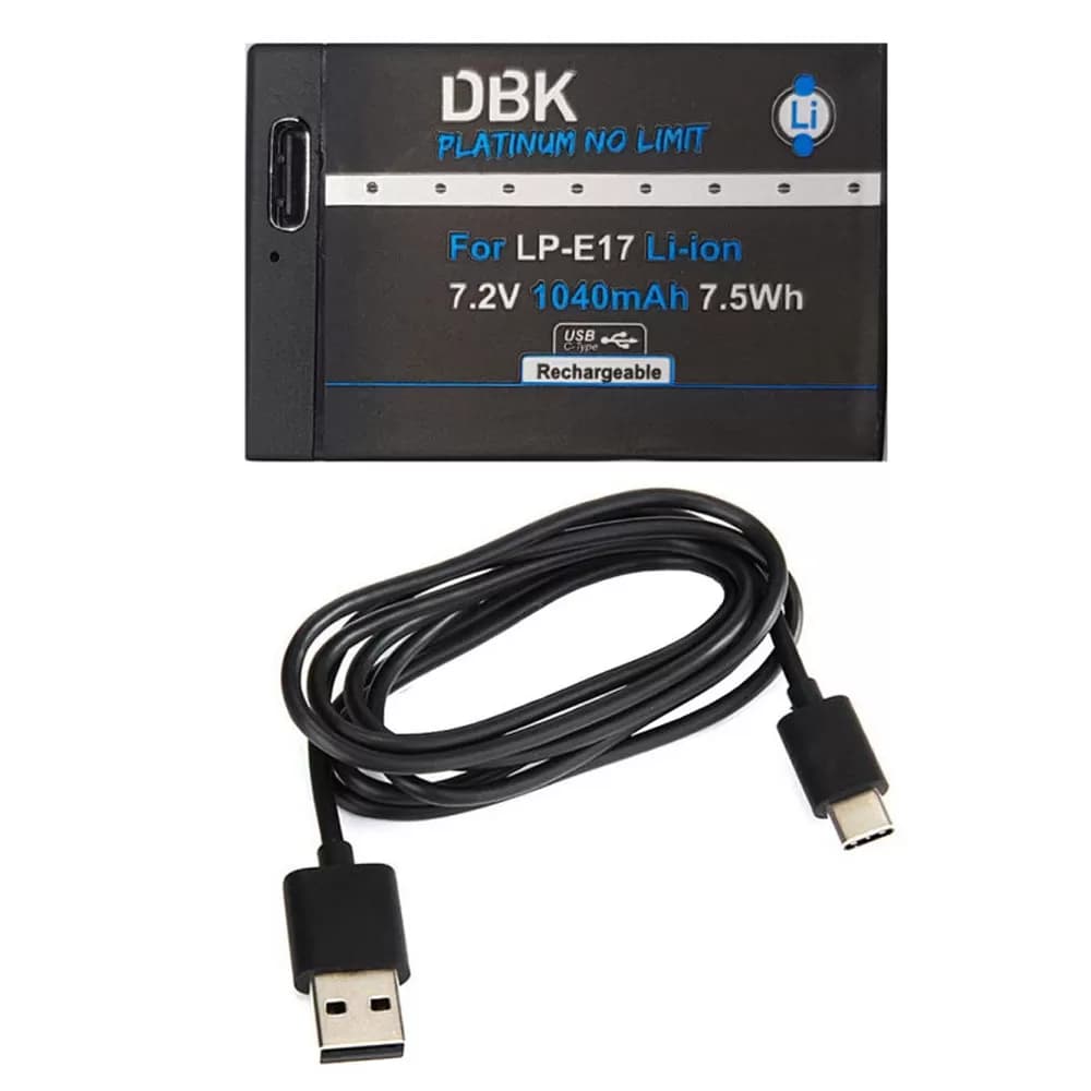 باتری دوربین دی بی کی DBK LP-E17 HC — تصویر ۲