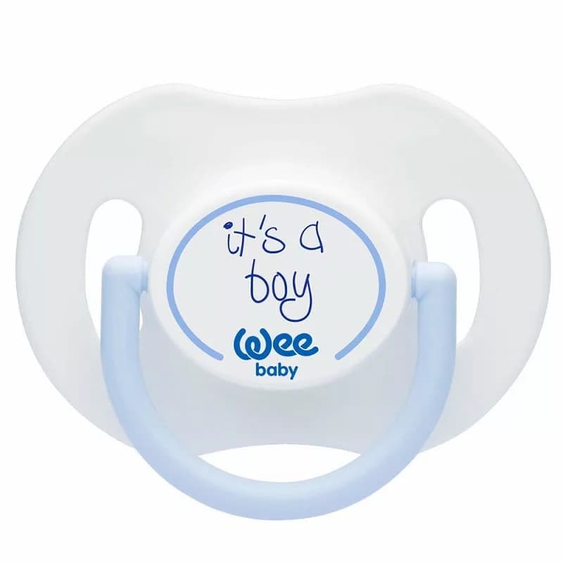 پستانک وي مدل 782 ارتودنسي دربدار دسته دار سایز 2 wee baby