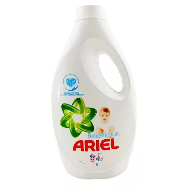 مايع لباسشويی کودک 1.3 ليتری مخصوص لباسهای نوزاد آریل Ariel — تصویر ۲