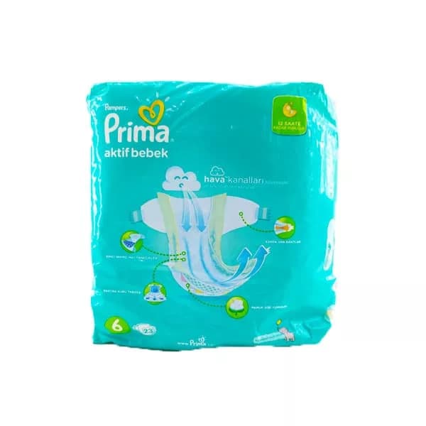 پوشک 23 عددی سايز 6 آوانتاژ پريما Prima — تصویر ۳