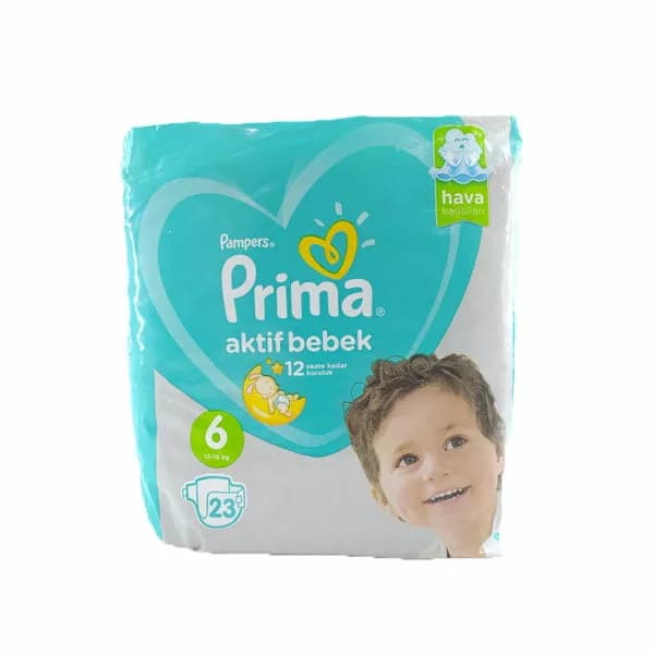 پوشک 23 عددی سايز 6 آوانتاژ پريما Prima — تصویر ۲