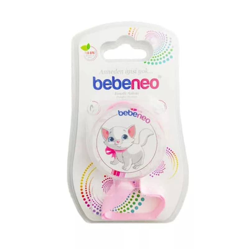 بند پستانک پارچه ای گرد طرحدار Bebeneo