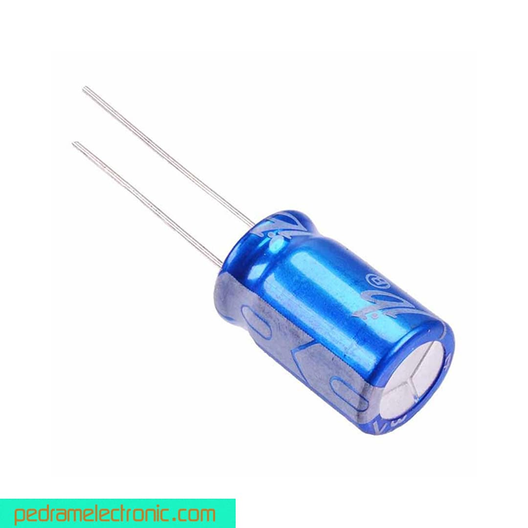 خازن بی پلار 3.3MF 100V BP BLUE — تصویر ۲