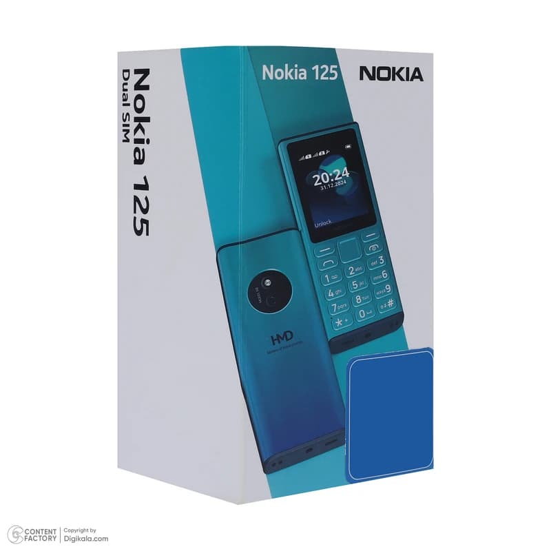 گوشی موبایل نوکیا NOKIA 125 2024 مونتاژ ایران تحت لیسانس نوکیا — تصویر ۳