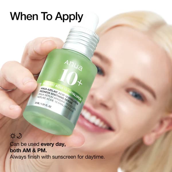 سرم ضدالتهاب و قرمزی آنوا مدل Azelaic Acid 10 — تصویر ۸