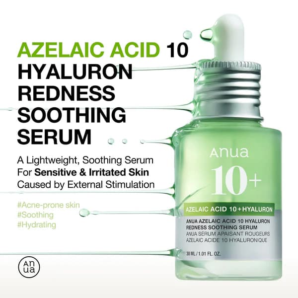 سرم ضدالتهاب و قرمزی آنوا مدل Azelaic Acid 10 — تصویر ۲