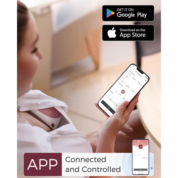 شیردوش پرتابل دوعددی مام کوزی Momcozy مدل M9 Mobile Flow (اورجینال) — تصویر ۵