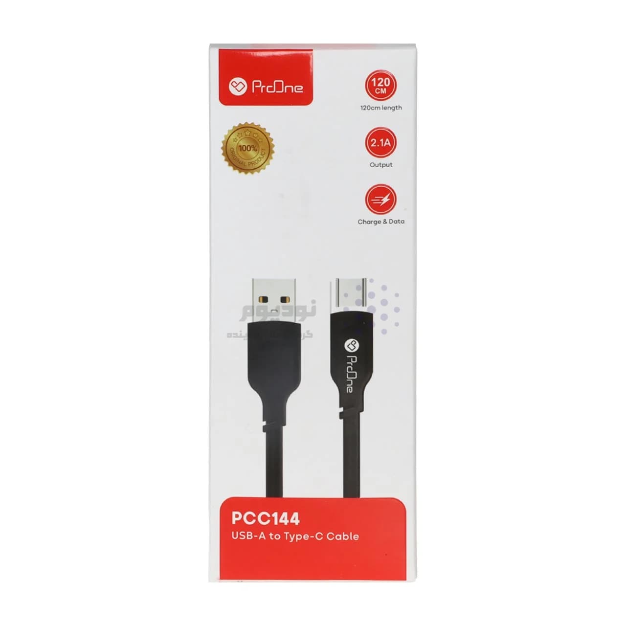 کابل شارژ 1.2 متری ProOne Type-C مدل PCC144 – سفید — تصویر ۲