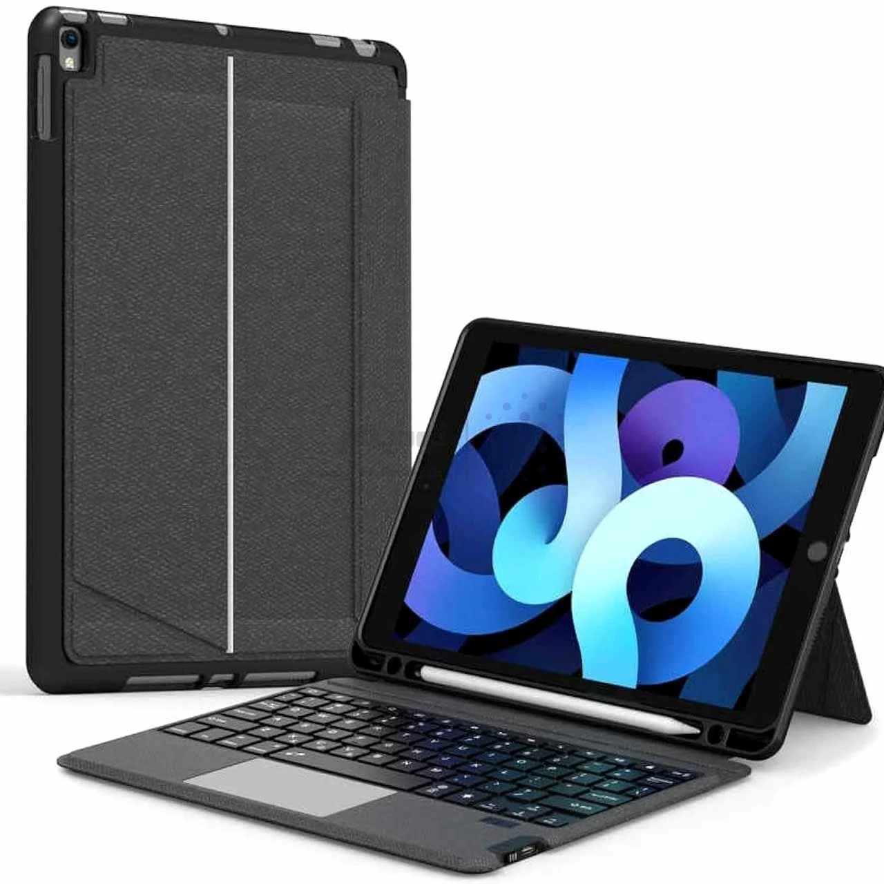 کاور کیبورد دار بی سیم 10.2 و iPad 10.5 اینچ Wiwu مدل MAG TOUCH – مشکی MN — تصویر ۷