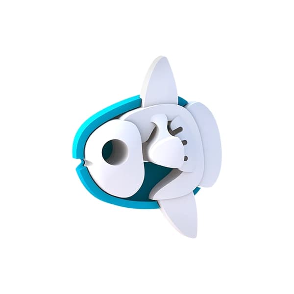 ماهی مولا مگنتی HALFTOYS همراه با پس زمینه — تصویر ۳