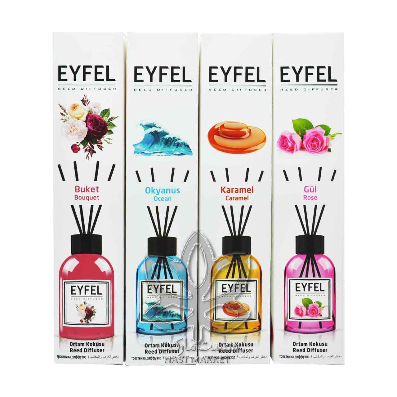 اسانس خوشبو کننده هوا رایحه گل رز ۱۱۰ میل ایفل – eyfel — تصویر ۳