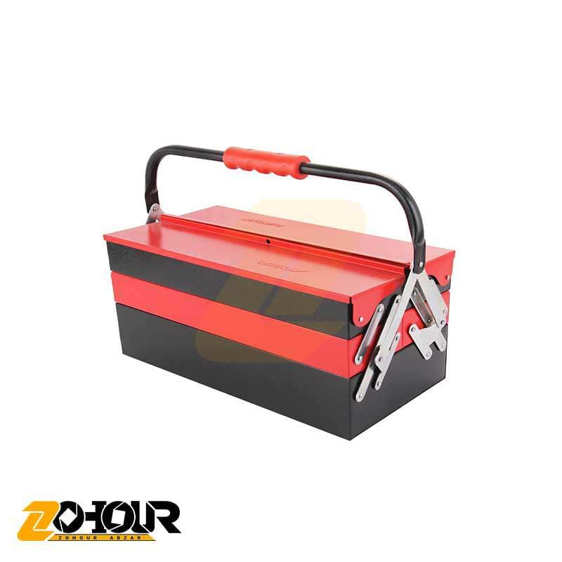 جعبه ابزار فلزی 40 سانتی 3 طبقه آروا مدل 4706 Arva — تصویر ۳