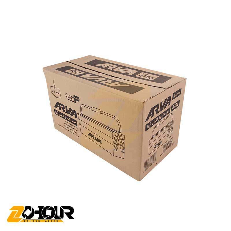 جعبه ابزار فلزی 40 سانتی 3 طبقه آروا مدل 4706 Arva — تصویر ۴
