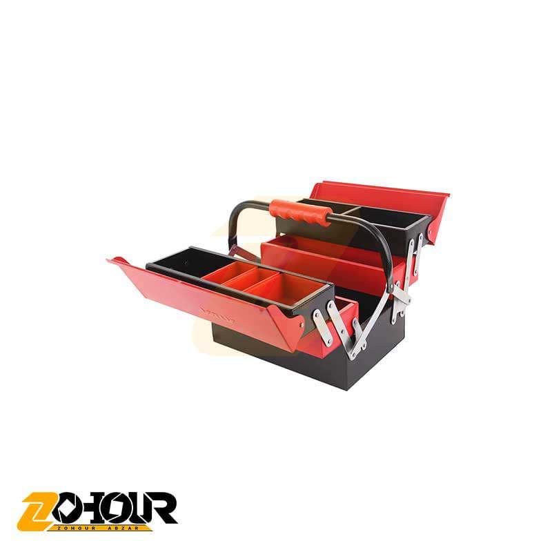 جعبه ابزار فلزی 30 سانتی 3 طبقه آروا مدل 4703 Arva — تصویر ۲