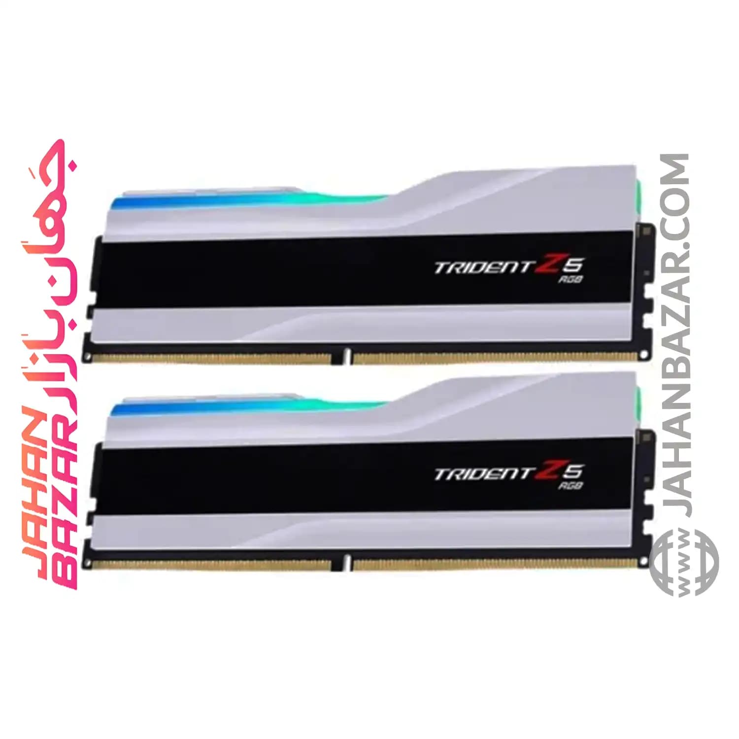 رم دسکتاپ جی اسکیل DDR5 دو کاناله MHz 6000 G.Skill TRIDENT Z5 WHITE RGB ظرفیت CL36 32GB