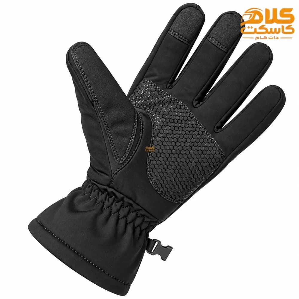دستکش موتورسواری زمستانی ضد آب GOREtex با تاچ موبایل — تصویر ۲