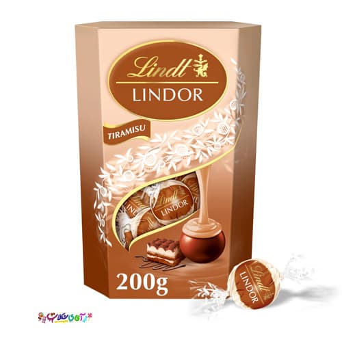 شکلات لینت لیندور تیرامیسو پاکتی 200 گرم LINDOR