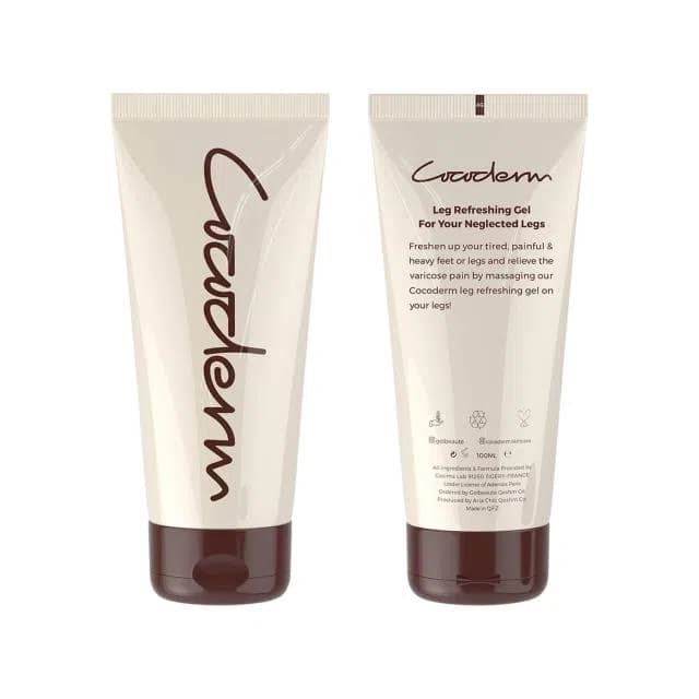 ژل تسکین دهنده پا (واریس،درد، کوفتگی) کوکودرم ۱۰۰ میلی لیتر | Cocoderm Leg Refreshing Gel 100ml
