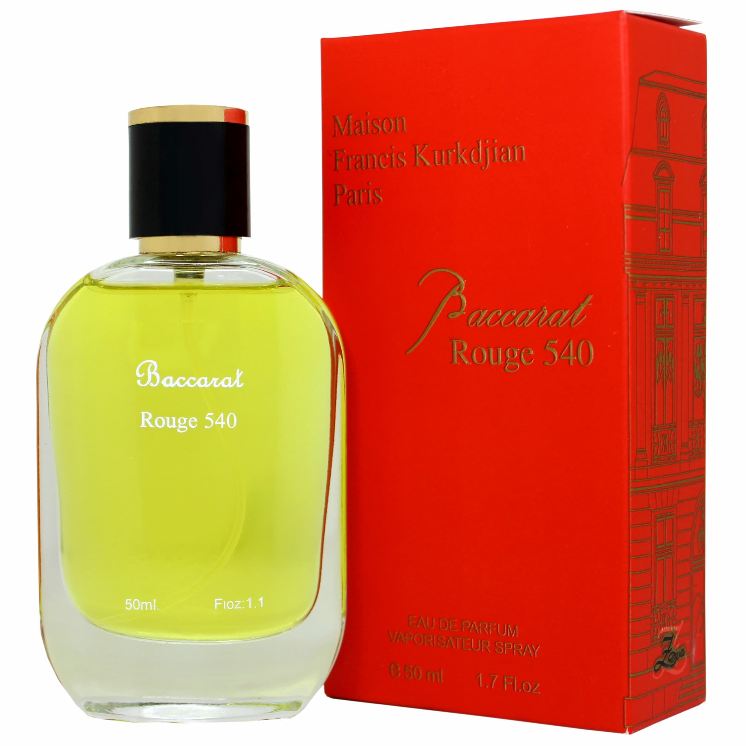 عطر و ادکلن زنانه ادوپرفیوم زنانه زوا مدل باکارات رژ 540 حجم 50 میلیلیتر