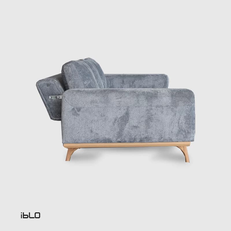 مبل راحتی سه نفره اورلاندو (طوسی) — تصویر ۵