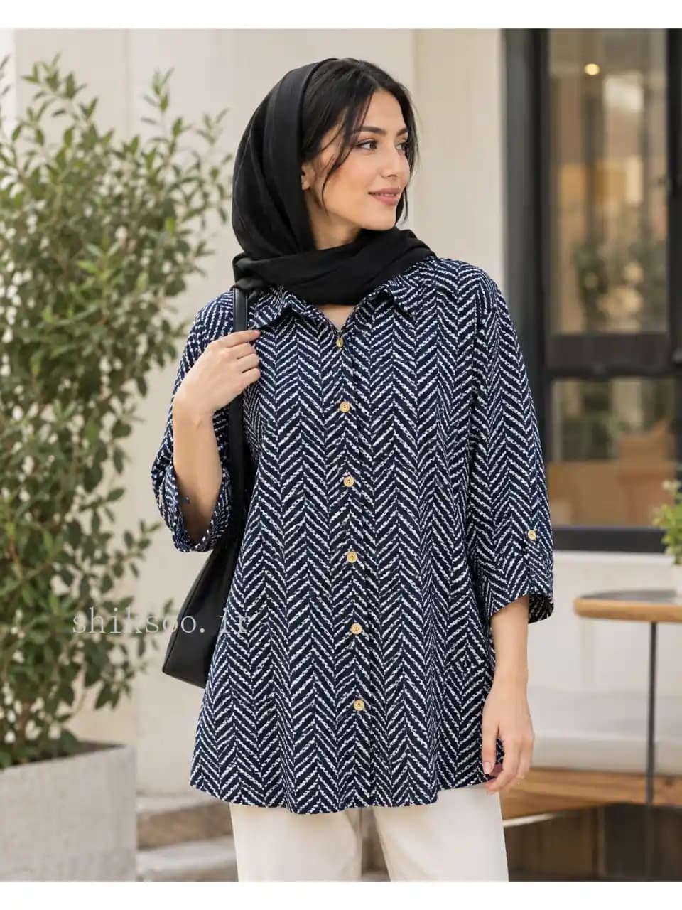 شومیز پاییزه زنانه کد 3134 — تصویر ۲