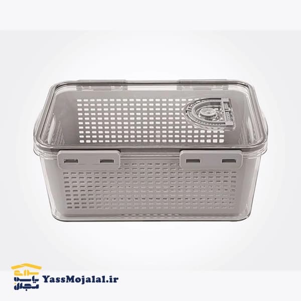 باکس نگهدارنده یخچالی لیمون 5 لیتر سبد دار