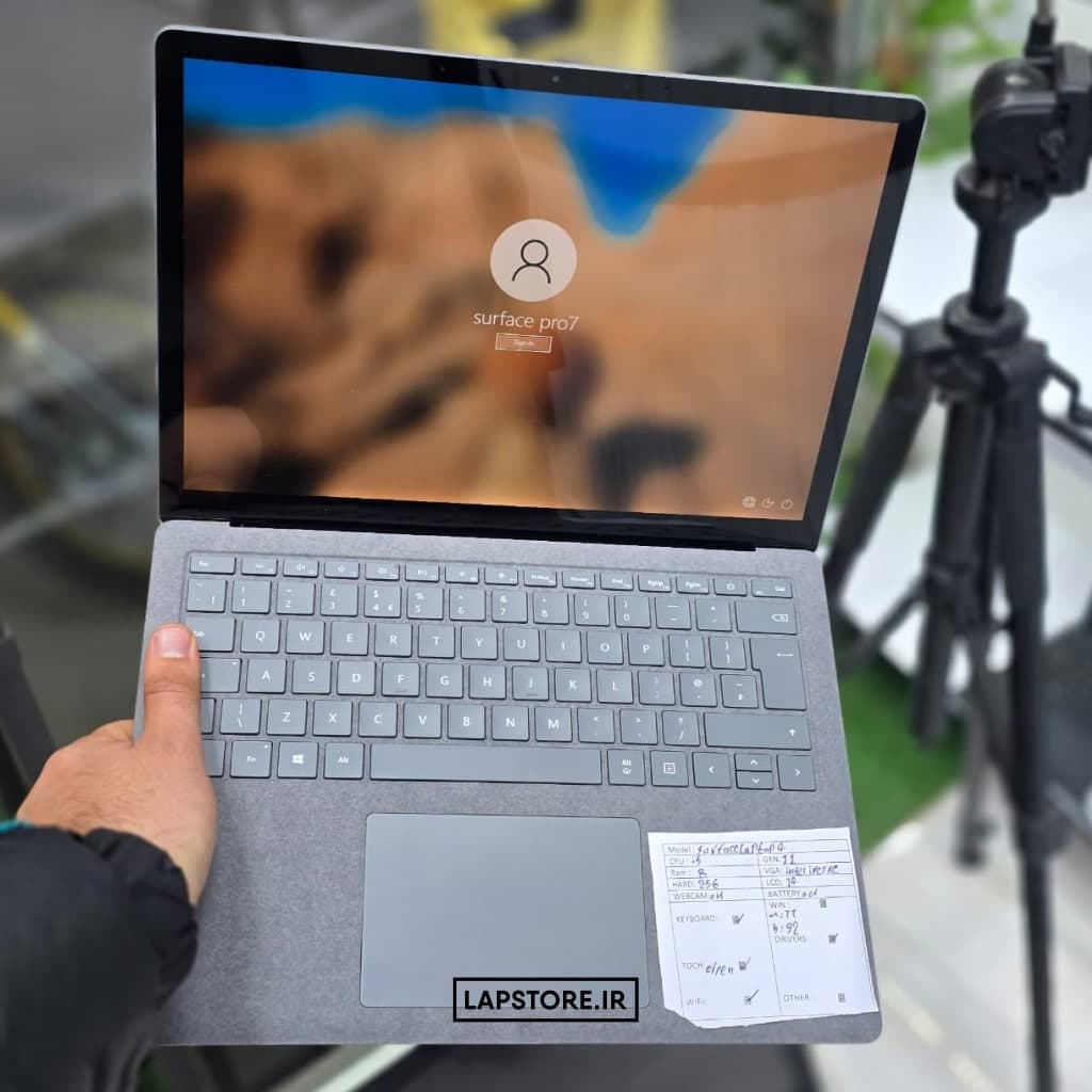 لپ تاپ استوک Microsoft Surface Laptop 4 | Core Rysen 5 | 16GB | 256GB-SSD | Amd Radeon | 13.5 inch — تصویر ۲