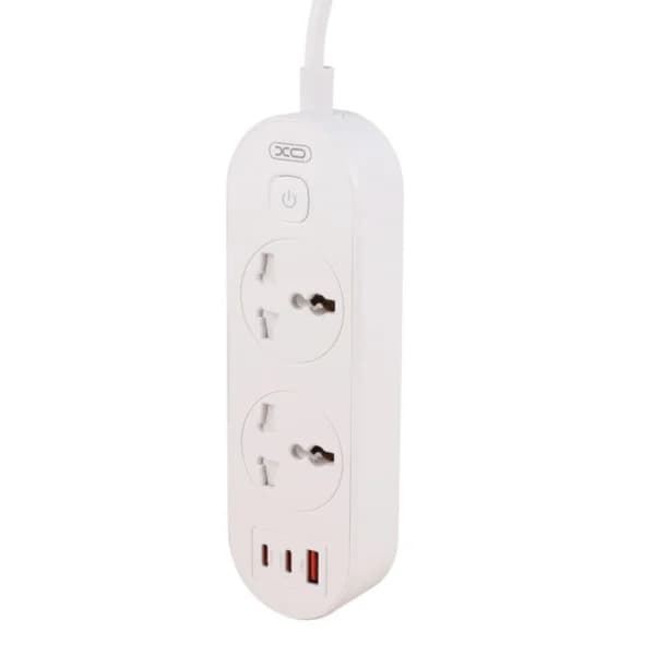 چند راهی 2 خانه ایکس او XO-WL31 با کابل 1.5 متری + شارژر USB و Type-C — تصویر ۲