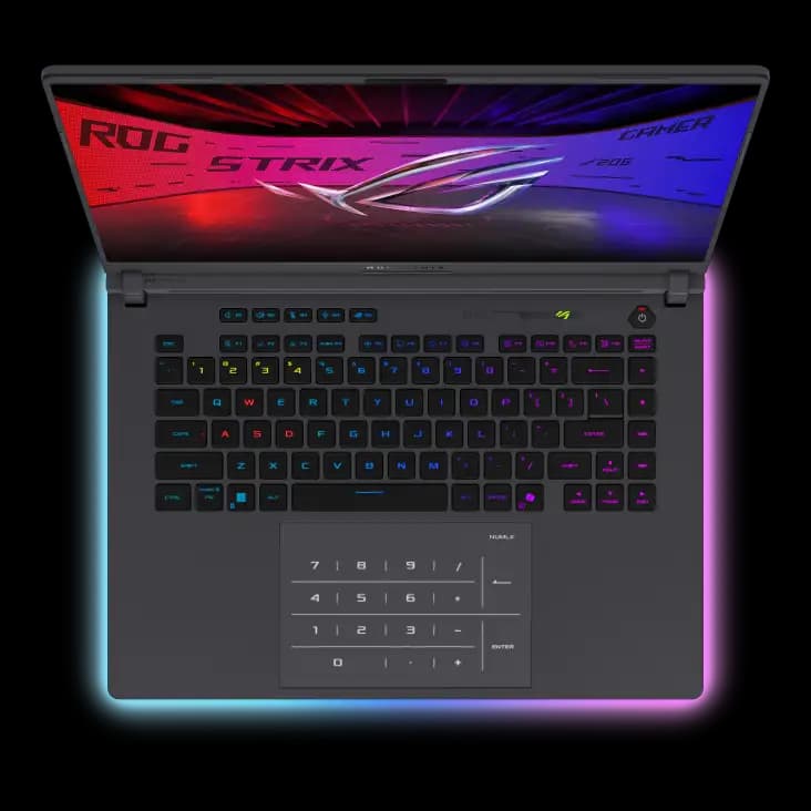 لپ تاپ گیمینگ ایسوس ROG Strix G615LR Ultra 9 275HX 32GB DDR5 2TB SSD RTX 5070 TI 12GB GDDR7 — تصویر ۲