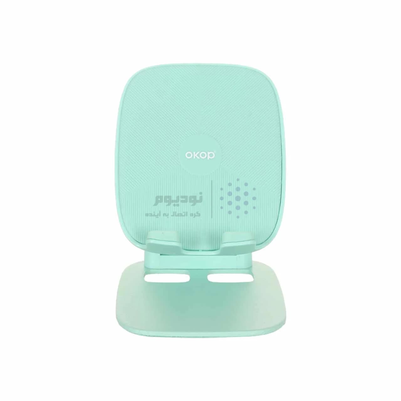 هولدر گوشی موبایل رومیزی Okop مدل KP-933 – سبز — تصویر ۲