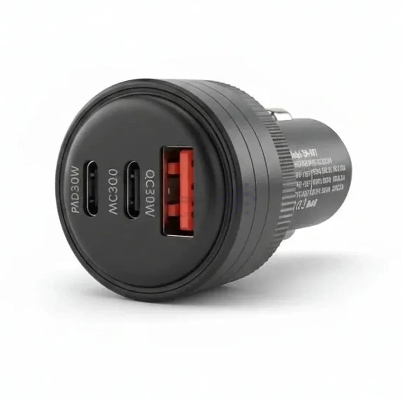شارژر فندکی فست و PD سه پورت Shoosh مدل SH-807 78W – مشکی – SMO — تصویر ۲